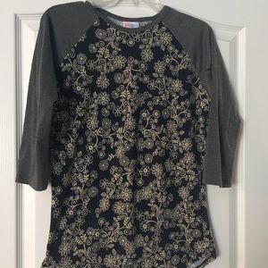 Floral Lularoe Randy. Never Worn